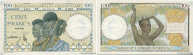 Country : FRENCH WEST AFRICA (1895-1958) 
Face Value : 100 Francs Spécimen 
Date : (1936) 
Period/Province/Bank : Banque de l'Afrique Occidentale 
Cat...