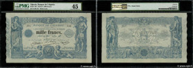 Country : ALGERIA 
Face Value : 1000 Francs 
Date : 16 février 1924 
Period/Province/Bank : Banque de l'Algérie 
Catalogue reference : P.76b 
Addition...