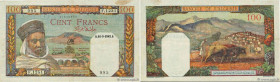 Country : ALGERIA 
Face Value : 100 Francs 
Date : 10 septembre 1942 
Period/Province/Bank : Banque de l'Algérie 
Catalogue reference : P.88 
Alphabet...