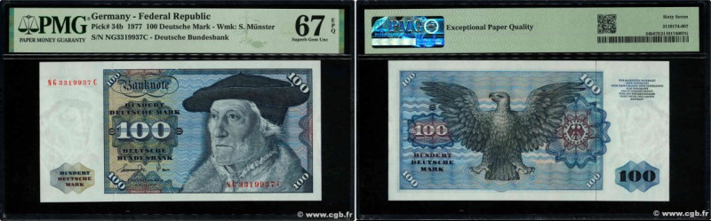 Country : GERMAN FEDERAL REPUBLIC 
Face Value : 100 Deutsche Mark 
Date : 01 jui...