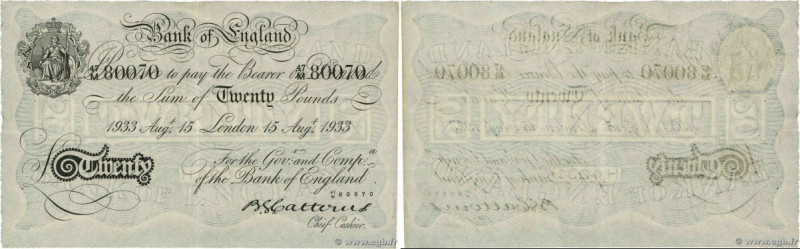Country : ENGLAND 
Face Value : 20 Pounds Faux 
Date : 15 août 1933 
Period/Prov...