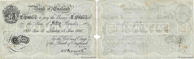 Country : ENGLAND 
Face Value : 50 Pounds 
Date : 15 juin 1935 
Period/Province/...