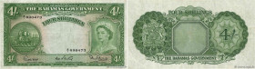 Country : BAHAMAS 
Face Value : 4 Shillings 
Date : (1953) 
Period/Province/Bank : The Bahamas Government 
Catalogue reference : P.13b 
Alphabet - sig...