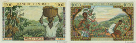 Country : CAMEROON 
Face Value : 1000 Francs Spécimen 
Date : (1961) 
Period/Province/Bank : B.E.A.C. 
Department : République du Cameroun 
Catalogue ...