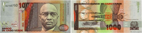 Country : CAPE VERDE 
Face Value : 1000 Escudos Numéro spécial 
Date : 20 janvier 1989 
Period/Province/Bank : Banco de Cabo Verde 
Catalogue referenc...