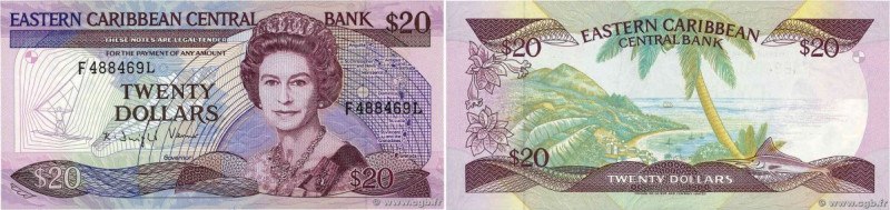 Country : CARIBBEAN  
Face Value : 20 Dollars 
Date : (1985-1993) 
Period/Provin...