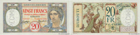 Country : DJIBOUTI 
Face Value : 20 Francs Spécimen 
Date : (1941) 
Period/Province/Bank : Banque de l'Indochine 
Catalogue reference : P.7As 
Additio...
