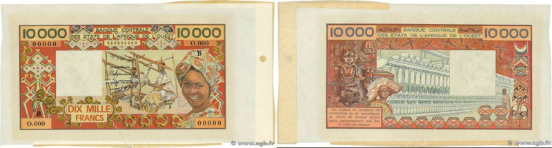 Country : WEST AFRICAN STATES 
Face Value : 10000 Francs Épreuve 
Date : (1990) ...