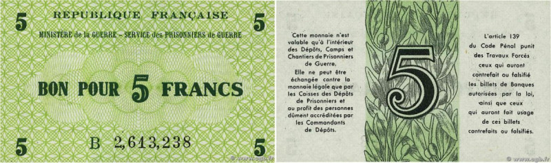 Country : FRANCE regionalism and miscellaneous 
Face Value : 5 Francs 
Date : (1...