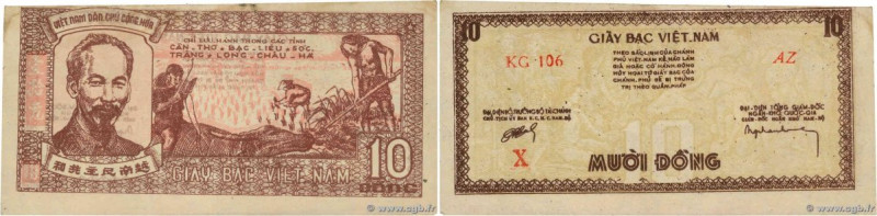 Country : VIETNAM 
Face Value : 10 Dong 
Date : (1952) 
Period/Province/Bank : G...