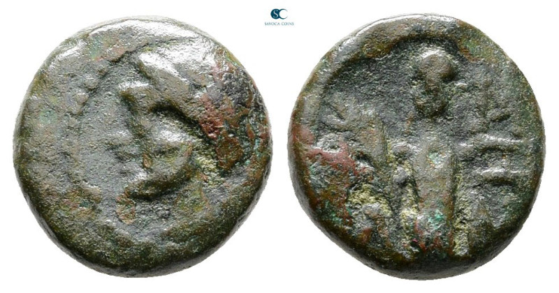 The Thracian Chersonese. Sestos circa 300 BC. 
Bronze Æ

10 mm, 1,63 g


...