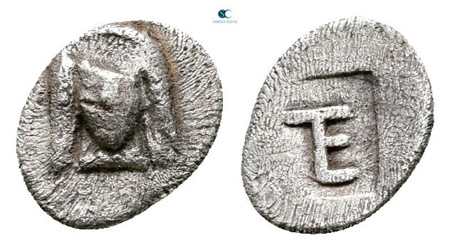 Ionia. Kolophon circa 500-450 BC. 
Tetartemorion AR

7 mm, 0,24 g



Near...