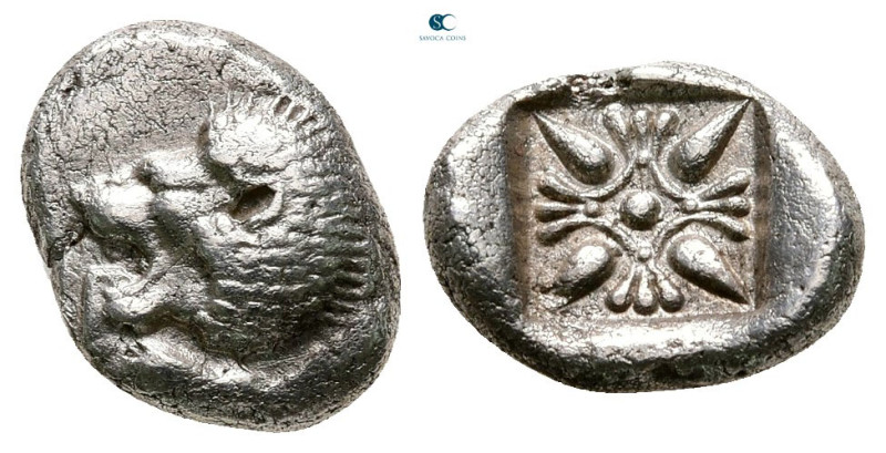 Ionia. Miletos circa 525-475 BC. 
Diobol AR

11 mm, 1,25 g



Very Fine