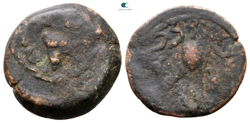 Judaea. Jerusalem. First Jewish War AD 66-70. 
1/8 Shekel Æ

20 mm, 5,27 g
...