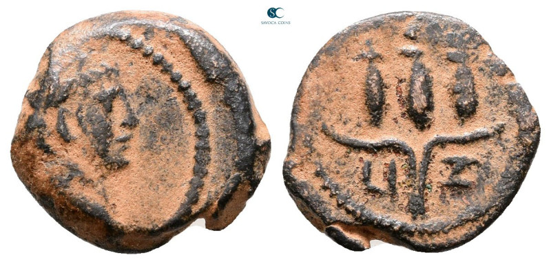 Egypt. Alexandria. Trajan AD 98-117. 
Chalkous Æ

13 mm, 1,58 g



Good F...