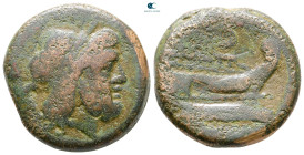 Anonymous after 211 BC. Uncertain mint. Semis Æ