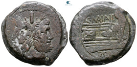 C. Maianius 153 BC. Rome. As Æ