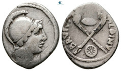 Albinus Bruti f. 48 BC. Rome. Denarius AR