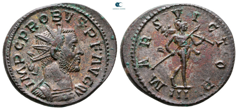 Probus AD 276-282. Lugdunum
Antoninianus Æ silvered

24 mm, 4,48 g



Ext...