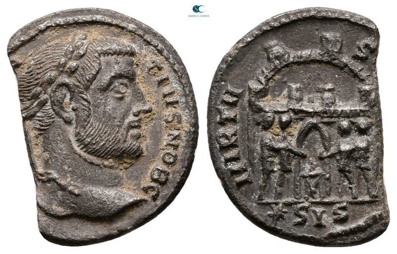 Constantius I Chlorus, as Caesar AD 293-305. Siscia
Argenteus AR

18 mm, 2,68...