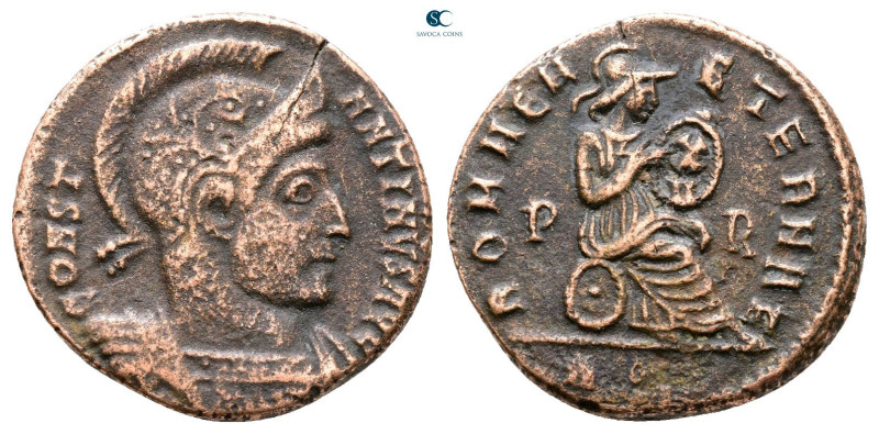 Constantine I the Great AD 306-337. Rome
Follis Æ

17 mm, 2,81 g



Nearl...