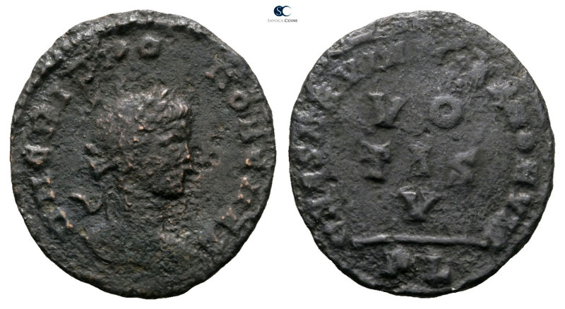 Crispus, as Caesar AD 316-326. Lugdunum
Follis Æ

19 mm, 2,33 g



Fine