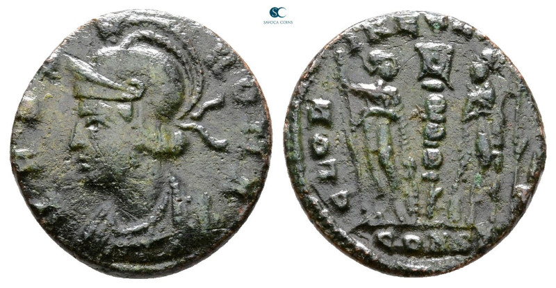 City Commemoratives AD 330-354. Constantinople
Follis Æ

15 mm, 1,78 g


...