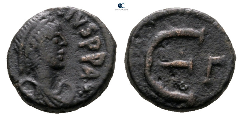 Anastasius I AD 491-518. Constantinople
Pentanummium Æ

11 mm, 1,57 g



...