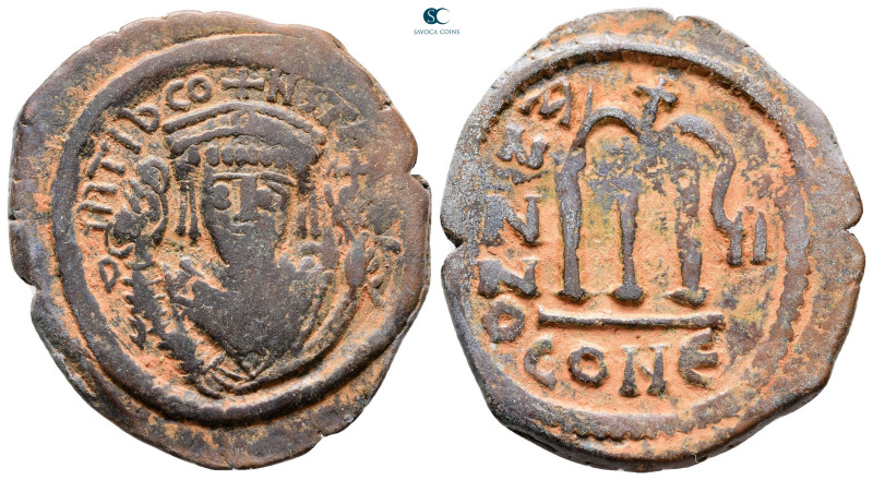 Tiberius II Constantine AD 578-582. Constantinople
Follis or 40 Nummi Æ

33 m...