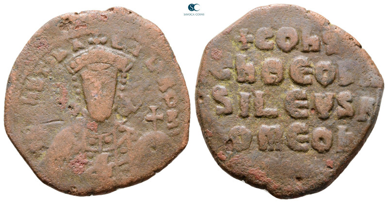 Constantine VII Porphyrogenitus, with Romanus I AD 913-959. Constantinople
Foll...