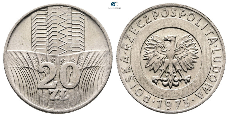 Poland. AD 1973. 
20 Zloty

 mm, 10 g



Uncirculated