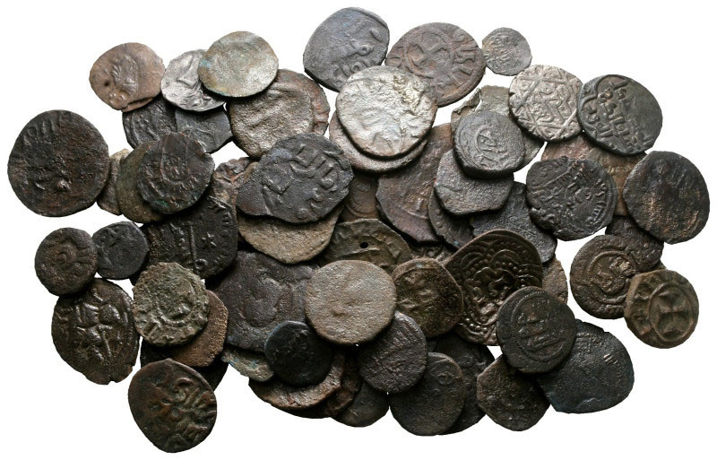 Lot of ca. 50 medieval bronze coins / SOLD AS SEEN, NO RETURN! 

Good Fine