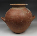 Etruscan globular two-handled olla