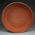 Roman plate with vegetal decoration