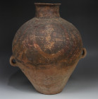 Chinese decorated ovoid pot