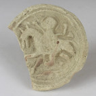 Medieval stamp seal depicting a warrior