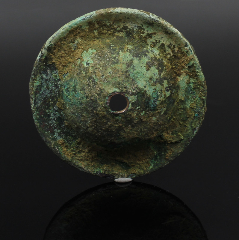 ITEM: Cymbal
 MATERIAL: Bronze
 CULTURE: Roman
 PERIOD: 1st – 3rd Century A.D...