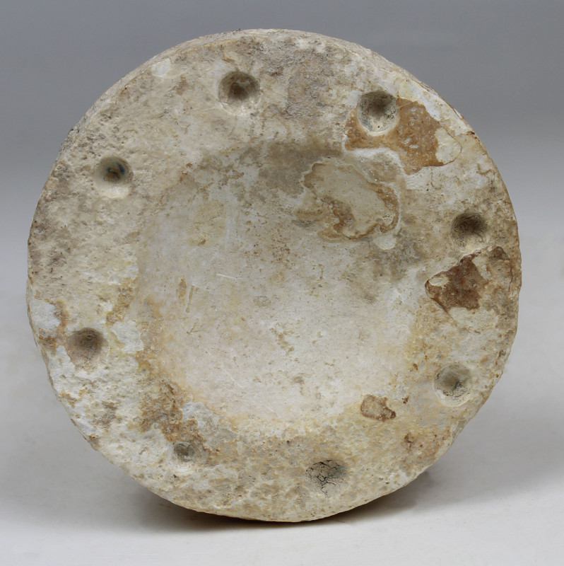 ITEM: Cosmetic bowl / palette
 MATERIAL: Stone
 CULTURE: Iron Age
 PERIOD: 8t...