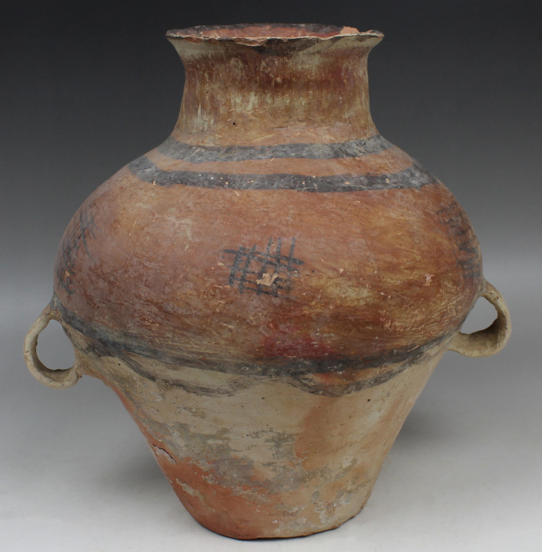 ITEM: Amphora
 MATERIAL: Pottery
 CULTURE: Chinese, Neolithic
 PERIOD: 3rd Mi...