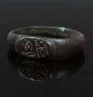 Byzantine ring with monogram