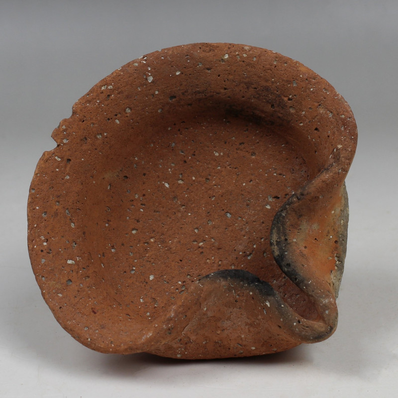 ITEM: Oil lamp, Type Kennedy 1, Group C
 MATERIAL: Pottery
 CULTURE: Iron Age...