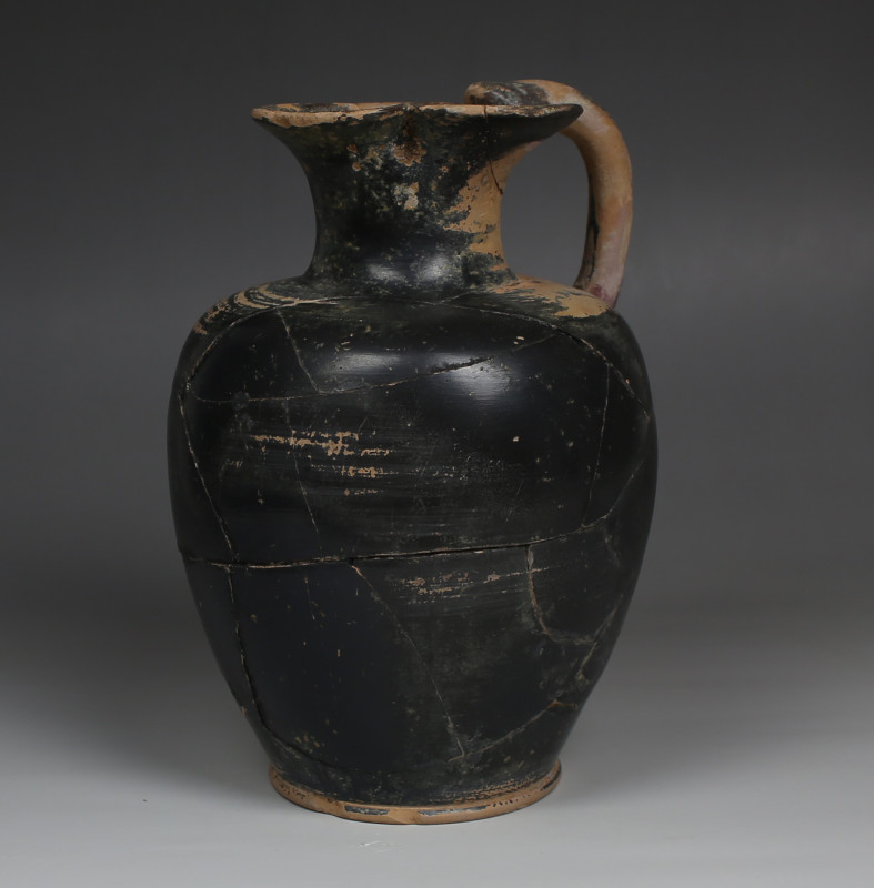 ITEM: Oinochoe
 MATERIAL: Pottery
 CULTURE: Greek
 PERIOD: 4th Century B.C
 ...