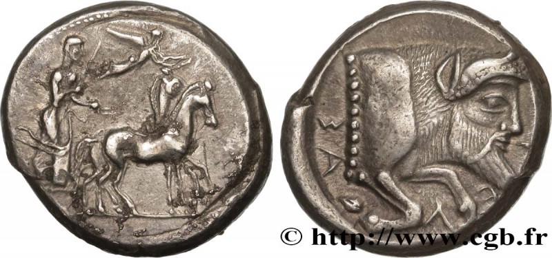 SICILY - GELA
Type : Tétradrachme 
Date : c. 480/475-475/470 AC. 
Mint name /...