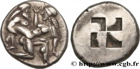 THRACE - THRACIAN ISLANDS - THASOS
Type : Statère 
Date : c. 510-480 AC. 
Mint name / Town : Thasos, Île de Thrace 
Metal : silver 
Diameter : 21...
