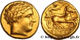 MACEDONIA - MACEDONIAN KINGDOM - PHILIP II
Type : Statère d'or 
Date : c. 340-328 AC. 
Mint name / Town : Pella, Macédoine 
Metal : gold 
Diamete...