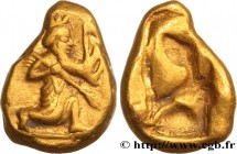 PERSIA - ACHAEMENID KINGDOM
Type : Darique d'or 
Date : c. 465-425 AC 
Mint name / Town : Lydie, Sardes ? 
Metal : gold 
Millesimal fineness : 97...