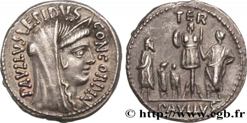 AEMILIA
Type : Denier 
Date : 62 AC. 
Mint name / Town : Rome 
Metal : silve...