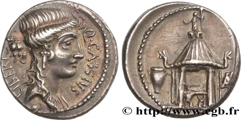 CASSIA
Type : Denier 
Date : 55 AC. 
Mint name / Town : Rome 
Metal : silver...