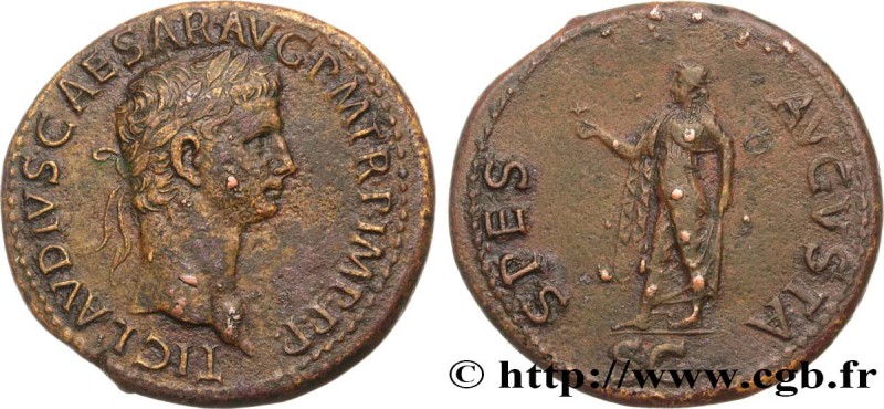 CLAUDIUS
Type : Sesterce 
Date : 50-54 
Mint name / Town : Rome 
Metal : bro...