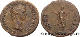 CLAUDIUS
Type : Sesterce 
Date : 50-54 
Mint name / Town : Rome 
Metal : bronze 
Diameter : 35,5 mm
Orientation dies : 6 h.
Weight : 28,21 g.
...
